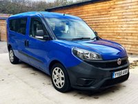 USED 2018 68 FIAT DOBLO L2 LWB 5 Seat Wheelchair Accessible Disabled Access Vehicle WAV 