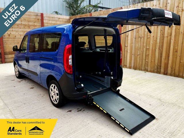 View our Fiat Doblo L2 LWB 5 Seat Wheelchair Accessible Disabled Access Vehicle WAV