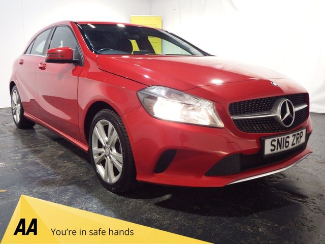 2016 Mercedes-Benz A-Class 1.5 A180d Sport Hatchback 5dr Diesel Manual Euro 6 (s/s) (109 ps) Sat Nav-Leather-Climate-Bluetooth-17" Alloys-Mercedes service history photo