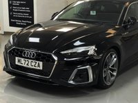 USED 2022 72 AUDI A5 2.0 TFSI 35 S line Sportback 5dr Petrol S Tronic Euro 6 (s/s) (150 ps) 19"S+SAT NAV+CAR PLAY+F/R PARK