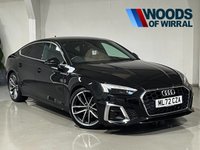 USED 2022 72 AUDI A5 2.0 TFSI 35 S line Sportback 5dr Petrol S Tronic Euro 6 (s/s) (150 ps) 19"S+SAT NAV+CAR PLAY+F/R PARK