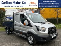 USED 2019 19 FORD TRANSIT 2.0 350 L3 D/CAB TIPPER [ TOOL STORE ] EURO-6 SRW 