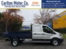 USED 2019 19 FORD TRANSIT 2.0 350 L3 D/CAB TIPPER [ TOOL STORE ] EURO-6 SRW 