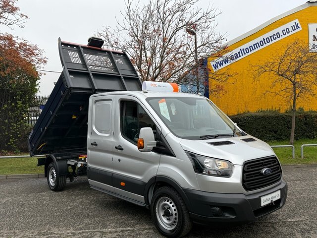 2019 19 Ford Transit 2.0 350 L3 D/CAB TIPPER [ TOOL STORE ] EURO-6 SRW