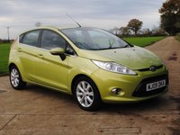 USED 2009 09 FORD FIESTA 1.4 Zetec Hatchback 5dr Petrol Manual (133 g/km, 94 bhp) www.suffolkcarcentre.co.uk - Located at Ilketshall