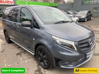 USED 2016 65 MERCEDES-BENZ VITO Grey 2.1 119 CDI BlueTEC Sport Crew Van, 78,600 miles, 2 owners, Euro 6 ULEZ, Automatic, 17