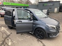 USED 2016 65 MERCEDES-BENZ VITO Grey 2.1 119 CDI BlueTEC Sport Crew Van, 78,600 miles, 2 owners, Euro 6 ULEZ, Automatic, 17