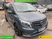 USED 2016 65 MERCEDES-BENZ VITO Grey 2.1 119 CDI BlueTEC Sport Crew Van, 78,600 miles, 2 owners, Euro 6 ULEZ, Automatic, 17