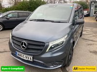 USED 2016 65 MERCEDES-BENZ VITO Grey 2.1 119 CDI BlueTEC Sport Crew Van, 78,600 miles, 2 owners, Euro 6 ULEZ, Automatic, 17
