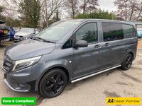 USED 2016 65 MERCEDES-BENZ VITO Grey 2.1 119 CDI BlueTEC Sport Crew Van, 78,600 miles, 2 owners, Euro 6 ULEZ, Automatic, 17