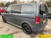 USED 2016 65 MERCEDES-BENZ VITO Grey 2.1 119 CDI BlueTEC Sport Crew Van, 78,600 miles, 2 owners, Euro 6 ULEZ, Automatic, 17