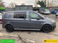 USED 2016 65 MERCEDES-BENZ VITO Grey 2.1 119 CDI BlueTEC Sport Crew Van, 78,600 miles, 2 owners, Euro 6 ULEZ, Automatic, 17