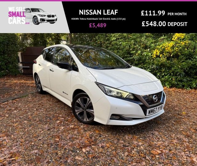 View our Nissan Leaf range