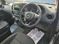 USED 2023 72 MERCEDES-BENZ VITO Silver 2.0 116 CDI Manual Progressive Crew Van, 28,500 miles, 1 owner, Euro 6 ULEZ, Cruise, Reverse Camera, Auto Headlights, FSH,+ VAT @ 20%. This 2023 Mercedes Benz Vito 116 CDI Progressive presents an exceptional ownership proposition with its remarkably low mileage of just 28,500 miles, a testament to its careful use by its single owner. This Euro 6 compliant 2.0L diesel van offers seating for six, making it a versatile choice for both work and personal needs. Its MOT is valid until October 2026, providing peace of mind for the foreseeable future. The Progressive trim level comes equipped with the convenient Headlight Assistant, wh