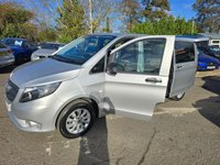 USED 2023 72 MERCEDES-BENZ VITO Silver 2.0 116 CDI Manual Progressive Crew Van, 28,500 miles, 1 owner, Euro 6 ULEZ, Cruise, Reverse Camera, Auto Headlights, FSH,+ VAT @ 20%. This 2023 Mercedes Benz Vito 116 CDI Progressive presents an exceptional ownership proposition with its remarkably low mileage of just 28,500 miles, a testament to its careful use by its single owner. This Euro 6 compliant 2.0L diesel van offers seating for six, making it a versatile choice for both work and personal needs. Its MOT is valid until October 2026, providing peace of mind for the foreseeable future. The Progressive trim level comes equipped with the convenient Headlight Assistant, wh