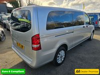 USED 2023 72 MERCEDES-BENZ VITO Silver 2.0 116 CDI Manual Progressive Crew Van, 28,500 miles, 1 owner, Euro 6 ULEZ, Cruise, Reverse Camera, Auto Headlights, FSH,+ VAT @ 20%. This 2023 Mercedes Benz Vito 116 CDI Progressive presents an exceptional ownership proposition with its remarkably low mileage of just 28,500 miles, a testament to its careful use by its single owner. This Euro 6 compliant 2.0L diesel van offers seating for six, making it a versatile choice for both work and personal needs. Its MOT is valid until October 2026, providing peace of mind for the foreseeable future. The Progressive trim level comes equipped with the convenient Headlight Assistant, wh