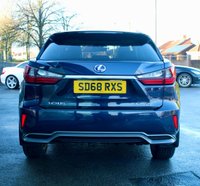 PRE-OWNED 2018 68 LEXUS RX 3.5 450h V6 Premier SUV 5dr Petrol Hybrid CVT 4WD Euro 6 (s/s) (313 ps) Deep Blue Metallic (&pound;645 option), Ivory Leather Interior, 20" Alloy Wheels, Heated and Ventilated Seats, 360 Cameras, Adaptive Cruise Control, Electric tailgate, Head Up DisplayHeated Seats, Electric Adjustable Heated Wood Steering Wheel, LED Headlights With Active High Beam System, Panoramic Sunroof, Electric Tailgate, 5 Driving Modes, Privacy Glass, Wireless Phone Charger, Electric Memory seats, Electric Folding Mirrors, Lane Keep Assist, Smart Entry and Start, Premium Satellite Navigation