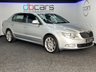 USED 2013 13 SKODA SUPERB 1.8 TSI Elegance Hatchback 5dr Petrol DSG Euro 5 (160 ps) LONG MOT VALID UNTIL MAY 2027, OUTSTANDING SERVICE HISTORY WITH 10 SKODA MAIN DEALER STAMPS PLUS 1 INDEPENDENT SERVICE, 1 PREVIOUS OWNER, PRIVACY GLASS, TWIN EXHAUSTS, GREAT ALLOY WHEELS, BLACK LEATHER INTERIOR, FRONT HEATED ELECTRIC MEMORY SEATS, DUAL ZONE CLIMATE CONTROL, DIGITAL DRIVER'S DISPLAY, AUTOMATIC HEADLIGHTS, MULTI-FUNCTION STEERING WHEEL, HUGE BOOT AND 2 KEYS.