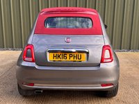USED 2016 16 FIAT 500C 0.9 TwinAir Lounge Convertible 2dr Petrol Dualogic Euro 6 (s/s) (85 bhp) 