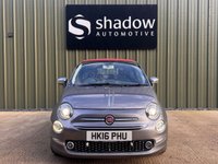 USED 2016 16 FIAT 500C 0.9 TwinAir Lounge Convertible 2dr Petrol Dualogic Euro 6 (s/s) (85 bhp) 