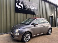 USED 2016 16 FIAT 500C 0.9 TwinAir Lounge Convertible 2dr Petrol Dualogic Euro 6 (s/s) (85 bhp) 