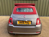 USED 2016 16 FIAT 500C 0.9 TwinAir Lounge Convertible 2dr Petrol Dualogic Euro 6 (s/s) (85 bhp) 