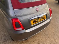 USED 2016 16 FIAT 500C 0.9 TwinAir Lounge Convertible 2dr Petrol Dualogic Euro 6 (s/s) (85 bhp) 