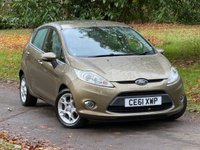 USED 2011 61 FORD FIESTA 1.25 Zetec Hatchback 5dr Petrol Manual (129 g/km, 81 bhp) 