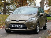 USED 2011 61 FORD FIESTA 1.25 Zetec Hatchback 5dr Petrol Manual (129 g/km, 81 bhp) 