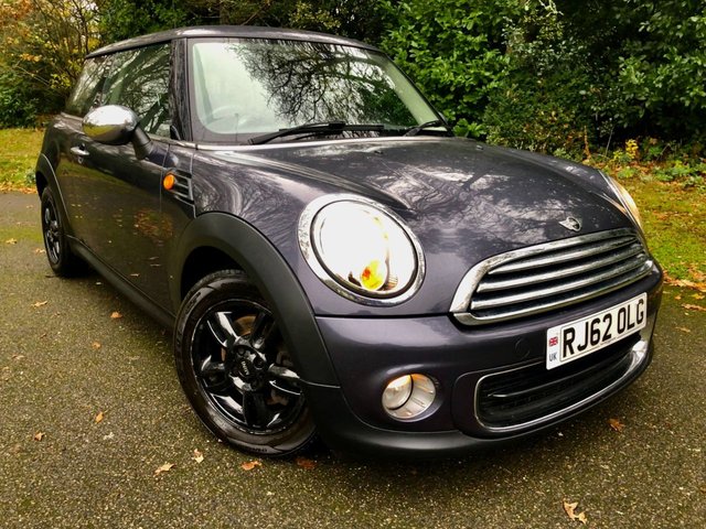 2013 62 MINI Hatch 1.6 One Hatchback 3dr Petrol Manual Euro 5 (98 ps)ONLY 55,000 MILES AND 1 FAMILY OWNED FROM NEW WITH X8 MINI MAIN DEALER/SPECIALIST SERVICE STAMPS//AIRCON //ALLOYS//GREAT CONDITION INSIDE AND OUT//BRAKES RE-NEWED ALLROUND ON LAST SERVICE