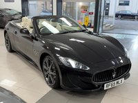 USED 2016 65 MASERATI GRANCABRIO 4.7 V8 Sport Convertible 2dr Petrol MC Shift Euro 5 (460 ps) FULL SERVICE HISTORY + 2 KEYS + EXHAUST BYPASS VALVE + BIANCO LEATHER
