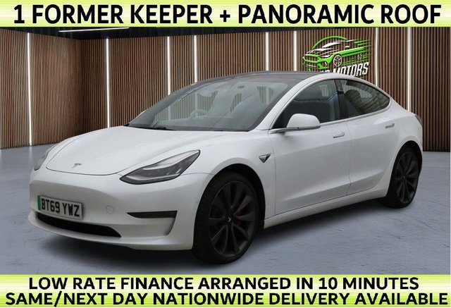 2019 MODEL 3 DUAL MOTOR PERFORMANCE SALOON 4DR ELECTRIC AUTO 4WDE PERFORMANCE UPGRADE 449 BHP... photo