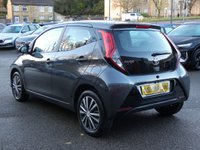 USED 2021 71 TOYOTA AYGO 1.0 VVT-i x-play 5d 70 S/S 1 OWNER FROM NEW, FULL SERVICE HISTORY, APPLE CARPLAY / ANDROID AUTO (GIVES YOU SAT NAV), REVERSING CAMERA, DAB RADIO, BLUETOOTH PHONE & MUSIC, AUX & USB INPUTS, MANUAL GEARBOX, LED DAYTIME RUNNING LIGHTS, SPARE WHEEL, LEATHER MULTIFUNCTION STEERING WHEEL, AIR CONDITIONING, TRIP COMPUTER, ISO FIX, TYRE PRESSURE WARNING, SPEED LIMITER, ELECTRIC WINDOWS, ELECTRIC MIRRORS, FOLDING REAR SEATS, AIRBAGS WITH PASSANGER OFF, SPACE SAVER SPARE WHEEL