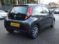 USED 2021 71 TOYOTA AYGO 1.0 VVT-i x-play 5d 70 S/S 1 OWNER FROM NEW, FULL SERVICE HISTORY, APPLE CARPLAY / ANDROID AUTO (GIVES YOU SAT NAV), REVERSING CAMERA, DAB RADIO, BLUETOOTH PHONE & MUSIC, AUX & USB INPUTS, MANUAL GEARBOX, LED DAYTIME RUNNING LIGHTS, SPARE WHEEL, LEATHER MULTIFUNCTION STEERING WHEEL, AIR CONDITIONING, TRIP COMPUTER, ISO FIX, TYRE PRESSURE WARNING, SPEED LIMITER, ELECTRIC WINDOWS, ELECTRIC MIRRORS, FOLDING REAR SEATS, AIRBAGS WITH PASSANGER OFF, SPACE SAVER SPARE WHEEL