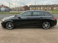 USED 2019 19 MERCEDES-BENZ CLA 1.6 CLA200 AMG Line Edition Shooting Brake 5dr Petrol 7G-DCT Euro 6 (s/s) (156 ps) 2 OWNERS FROM NEW* SAT NAV* AUTOMATIC* PADDLE SHIFT* PARKING SENSORS WITH REVERSING CAMERA* CRUISE CONTROL* ELECTRIC HANDBRAKE* ELECTRIC BOOT RELEASE* PART LEATHER WITH SUEDE INTERIOR