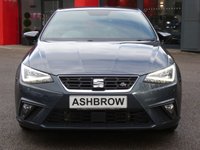 USED 2021 21 SEAT IBIZA 1.0 TSI FR 5d 95 S/S SAT NAV, APPLE CARPLAY & ANDROID AUTO, DAB RADIO, BLUETOOTH, CRUISE CONTROL & SPEED LIMITER, FRONT ASSIST, LED LIGHTS, 17 INCH ALLOY WHEELS, LEATHER FLAT BOTTOM MULTIFUNCTION STEERING WHEEL, ELECTRIC FOLDING MIRRORS, CLIMATE CONTROL, 2x USB C INPUTS, AUTO LIGHTS & WIPERS, COMING HOME & LEAVING LIGHTS, CONVENIENCE TURN SIGNAL, TYRE PRESSURE MONITOR, DRIVE SELECT, VOICE CONTROL, AMBIENT LIGHTING, 1 OWNER, SERVICE HISTORY