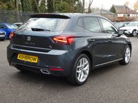 USED 2021 21 SEAT IBIZA 1.0 TSI FR 5d 95 S/S SAT NAV, APPLE CARPLAY & ANDROID AUTO, DAB RADIO, BLUETOOTH, CRUISE CONTROL & SPEED LIMITER, FRONT ASSIST, LED LIGHTS, 17 INCH ALLOY WHEELS, LEATHER FLAT BOTTOM MULTIFUNCTION STEERING WHEEL, ELECTRIC FOLDING MIRRORS, CLIMATE CONTROL, 2x USB C INPUTS, AUTO LIGHTS & WIPERS, COMING HOME & LEAVING LIGHTS, CONVENIENCE TURN SIGNAL, TYRE PRESSURE MONITOR, DRIVE SELECT, VOICE CONTROL, AMBIENT LIGHTING, 1 OWNER, SERVICE HISTORY
