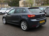 USED 2021 21 SEAT IBIZA 1.0 TSI FR 5d 95 S/S SAT NAV, APPLE CARPLAY & ANDROID AUTO, DAB RADIO, BLUETOOTH, CRUISE CONTROL & SPEED LIMITER, FRONT ASSIST, LED LIGHTS, 17 INCH ALLOY WHEELS, LEATHER FLAT BOTTOM MULTIFUNCTION STEERING WHEEL, ELECTRIC FOLDING MIRRORS, CLIMATE CONTROL, 2x USB C INPUTS, AUTO LIGHTS & WIPERS, COMING HOME & LEAVING LIGHTS, CONVENIENCE TURN SIGNAL, TYRE PRESSURE MONITOR, DRIVE SELECT, VOICE CONTROL, AMBIENT LIGHTING, 1 OWNER, SERVICE HISTORY