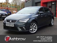 USED 2021 21 SEAT IBIZA 1.0 TSI FR 5d 95 S/S SAT NAV, APPLE CARPLAY & ANDROID AUTO, DAB RADIO, BLUETOOTH, CRUISE CONTROL & SPEED LIMITER, FRONT ASSIST, LED LIGHTS, 17 INCH ALLOY WHEELS, LEATHER FLAT BOTTOM MULTIFUNCTION STEERING WHEEL, ELECTRIC FOLDING MIRRORS, CLIMATE CONTROL, 2x USB C INPUTS, AUTO LIGHTS & WIPERS, COMING HOME & LEAVING LIGHTS, CONVENIENCE TURN SIGNAL, TYRE PRESSURE MONITOR, DRIVE SELECT, VOICE CONTROL, AMBIENT LIGHTING, 1 OWNER, SERVICE HISTORY