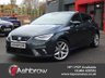 USED 2021 21 SEAT IBIZA 1.0 TSI FR 5d 95 S/S SAT NAV, APPLE CARPLAY & ANDROID AUTO, DAB RADIO, BLUETOOTH, CRUISE CONTROL & SPEED LIMITER, FRONT ASSIST, LED LIGHTS, 17 INCH ALLOY WHEELS, LEATHER FLAT BOTTOM MULTIFUNCTION STEERING WHEEL, ELECTRIC FOLDING MIRRORS, CLIMATE CONTROL, 2x USB C INPUTS, AUTO LIGHTS & WIPERS, COMING HOME & LEAVING LIGHTS, CONVENIENCE TURN SIGNAL, TYRE PRESSURE MONITOR, DRIVE SELECT, VOICE CONTROL, AMBIENT LIGHTING, 1 OWNER, SERVICE HISTORY