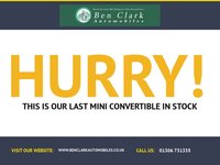 USED 2021 21 MINI CONVERTIBLE 1.5 Cooper Sport Convertible 2dr Petrol Steptronic Euro 6 (s/s) (136 ps) 2 OWNERS FROM NEW WITH ONLY 27,500 MILES AND GOOD SERVICE HISTORY -NEW FRONT BRAKES-Navigation Pack, Mirror Caps in Body Colour, Comfort Pack, Cross Punch Leather - Carbon Black-JCW //REAR PARK SENSORS l Steptronic Euro 6 (s/s) (136 ps) 2 OWNERS FROM NEW WITH ONLY 27,500 MILES AND GOOD SERVICE HISTORY -NEW FRONT BRAKES-Navigation Pack, Mirror Caps in Body Colour, Comfort Pack, Cross Punch Leather - Carbon Black-JCW/HEATED SEATS ////APPLE-PLAY