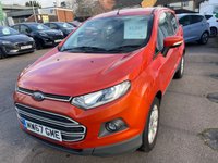 USED 2018 67 FORD ECOSPORT 1.0T EcoBoost Zetec SUV 5dr Petrol Manual Euro 6 (s/s) (125 ps) 