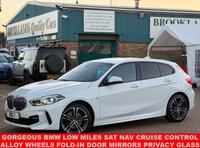 USED 2022 72 BMW 1 SERIES 1.5 116d M Sport (LCP) Hatchback 5 Door Alpine White Diesel DCT Euro 6 (s/s) (116 ps) GORGEOUS BMW LOW MILES SAT NAV CRUISE CONTROL ALLOY WHEELS FOLD-IN DOOR MIRRORS PRIVACY GLASS
