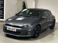 USED 2017 17 VOLKSWAGEN SCIROCCO 1.4 TSI GT Hatchback 3dr Petrol Manual Euro 6 (s/s) (125 ps) 18"+SAT NAV+F/R PARK+BLUETOOTH