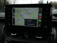 USED 2022 22 TOYOTA COROLLA 1.8 VVT-h GPF Icon 5d Petrol Hybrid CVT 122 S/S 1 OWNER, FULL SERVICE HISTORY, APPLE CARPLAY / ANDROID AUTO (GIVES YOU SAT NAV), REVERSING CAMERA, HEATED SEATS, LANE ASSIST, AUTO HOLD, ADAPTIVE CRUISE CONTROL & SPEED LIMITER, DAB RADIO, BLUETOOTH, VOICE CONTROL, AUTOMATIC LIGHTS, AUTOMATIC GEARBOX, KEYLESS START, 16 INCH ALLOYS, SPACE SAVER SPARE WHEEL, LUMBAR SUPPORT, FRONT & REAR ARM RESTS, LEATHER MFSW, ELECTRIC WINDOWS, ELECTRIC MIRRORS, USB PORT, CLIMATE CONTROL, DRIVING MODES, ILLUMINATING VANITY MIRRORS, ISO FIX, FOLDING REAR SEATS