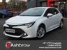 USED 2022 22 TOYOTA COROLLA 1.8 VVT-h GPF Icon 5d Petrol Hybrid CVT 122 S/S 1 OWNER, FULL SERVICE HISTORY, APPLE CARPLAY / ANDROID AUTO (GIVES YOU SAT NAV), REVERSING CAMERA, HEATED SEATS, LANE ASSIST, AUTO HOLD, ADAPTIVE CRUISE CONTROL & SPEED LIMITER, DAB RADIO, BLUETOOTH, VOICE CONTROL, AUTOMATIC LIGHTS, AUTOMATIC GEARBOX, KEYLESS START, 16 INCH ALLOYS, SPACE SAVER SPARE WHEEL, LUMBAR SUPPORT, FRONT & REAR ARM RESTS, LEATHER MFSW, ELECTRIC WINDOWS, ELECTRIC MIRRORS, USB PORT, CLIMATE CONTROL, DRIVING MODES, ILLUMINATING VANITY MIRRORS, ISO FIX, FOLDING REAR SEATS