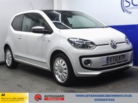 USED 2012 12 VOLKSWAGEN UP! 1.0 up! White Hatchback 3dr Petrol Manual Euro 5 (75 ps) Electric Panoramic Roof, Heated Seats, Satellite Navigation