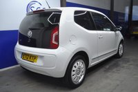 USED 2012 12 VOLKSWAGEN UP! 1.0 up! White Hatchback 3dr Petrol Manual Euro 5 (75 ps) Electric Panoramic Roof, Heated Seats, Satellite Navigation