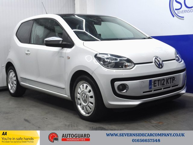 2012 12 Volkswagen Up! 1.0 up! White Hatchback 3dr Petrol Manual Euro 5 (75 ps)
