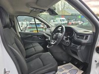 USED 2022 72 RENAULT TRAFIC White 2.0 dCi Blue LL30 Sport Van, 25,000 miles, 1 owner, Euro 6 ULEZ, 6-Speed, Sat Nav, A/C, Parking Sensors, great spec, + VAT @ 20%. This 2022 Renault Trafic presents an exceptional ownership proposition with a remarkably low mileage of just 25,000 miles, having been carefully maintained by a single owner. This dCi Blue LL30 Sport L2 H1 Euro 6 model is powered by an efficient 2.0 litre diesel engine, delivering a robust 148 bhp. It comes equipped with advanced Full LED Headlights featuring distinctive C-Shape Daytime Running Lights, enhancing visibility and the vehicle's modern appearance. For added safety and convenience, it